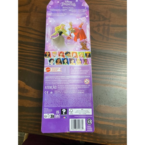 Disney Princess Aurora New in Box 2022 Sleeping Beauty Film Doll Girl Mattel - Picture 4 of 6